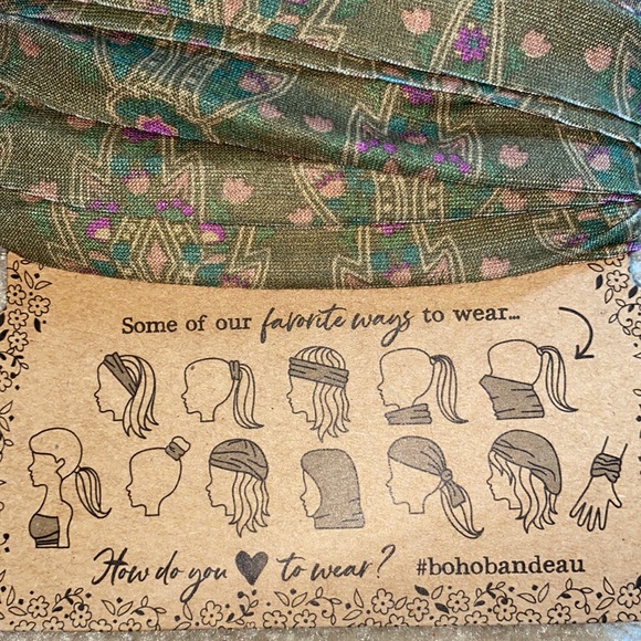 NEW boho bandeau hair wrap - Picture 4 of 5